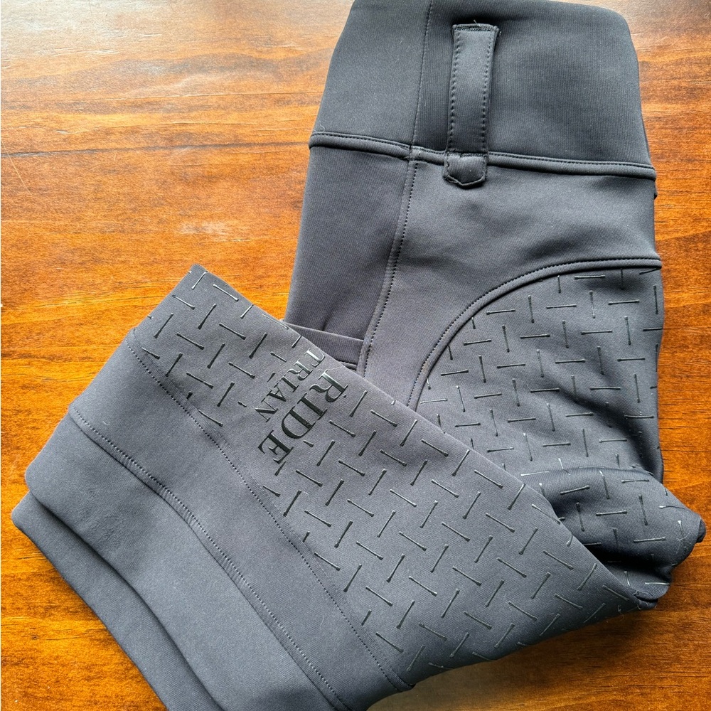 Free Ride Equestrian full seat riding breeches, S, black, excellent condition